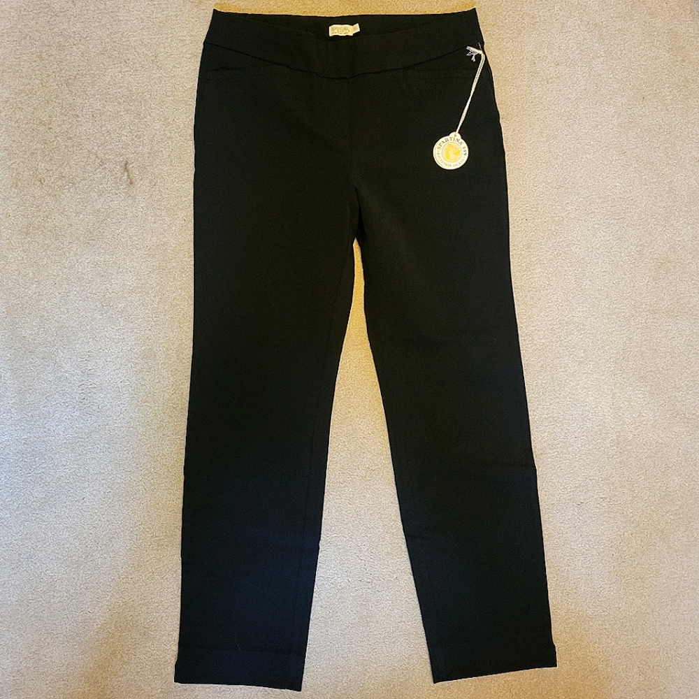 Spartina 449 Black Pull-on Pants NWT